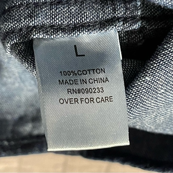 On The Byas Long Sleeve Button Down Shirt Adult Size Large - Picture 5 of 8